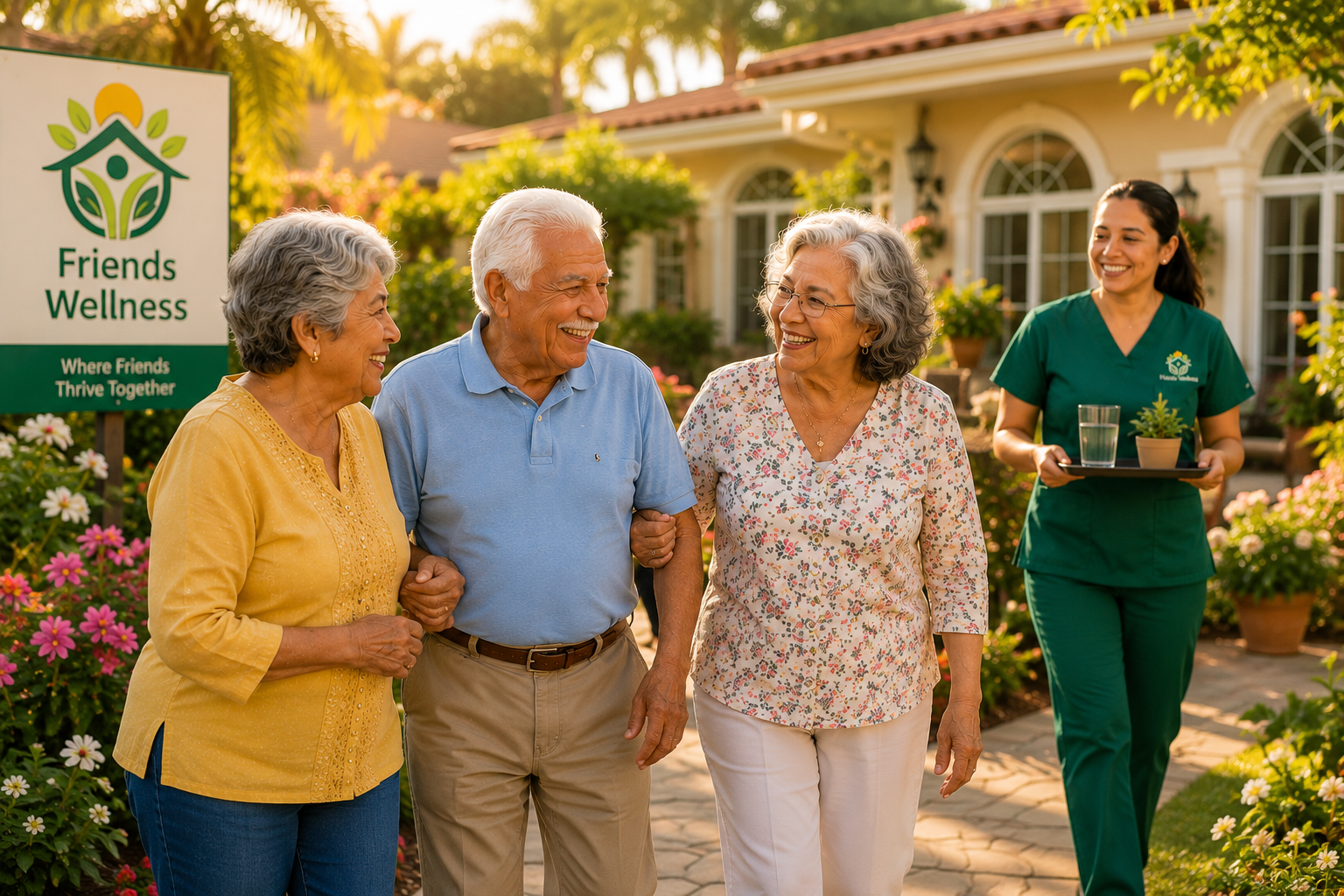 Friends Wellness seniors garden